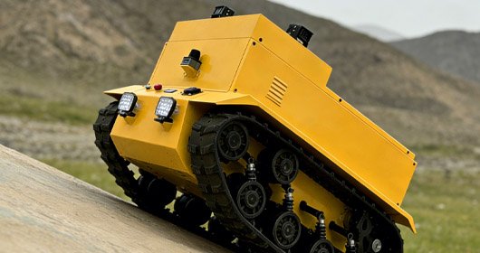 Amphibious Diesel Hydraulic Remote-Controlled Crawler Chassis | All-Terrain Emergency Rescue Platform